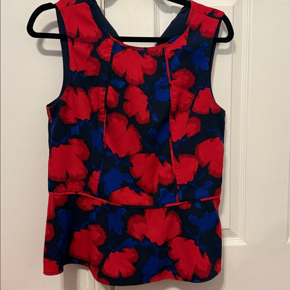 Banana Republic Peplum Floral Top
